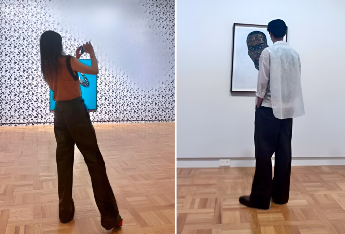 Góc máy chụp giúp hai ngôi sao trông càng cao ráo. Ảnh: Instagram