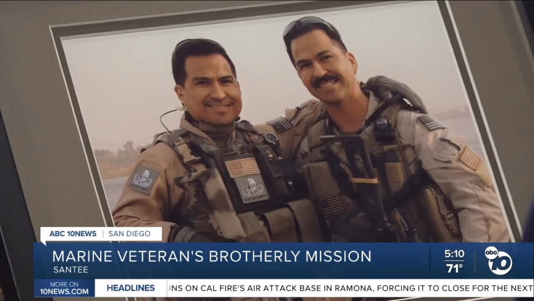 Anh trai mất tích khi chèo thuyền, anh lính thủy đánh bộ tìm em bằng máy bay không người lái