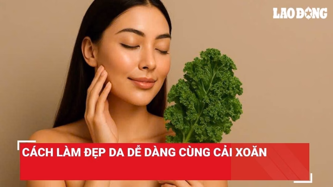 Bí quyết làm đẹp da với cải xoăn đơn giản mà hiệu quả