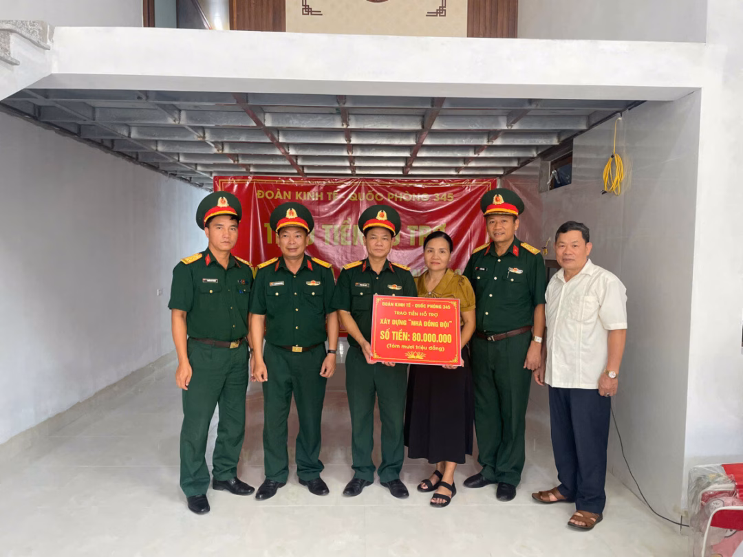 Bộ Quốc phòng hỗ trợ xây nhà cho quân nhân khó khăn