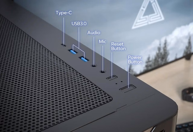 Sơ đồ airflow minh họa luồng gió đi qua hệ thống