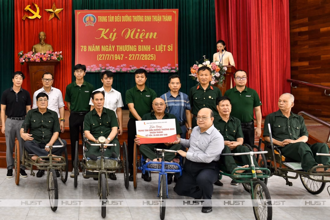 Đại học Bách khoa Hà Nội tri ân thương binh tại Trung tâm Điều dưỡng Thuận Thành