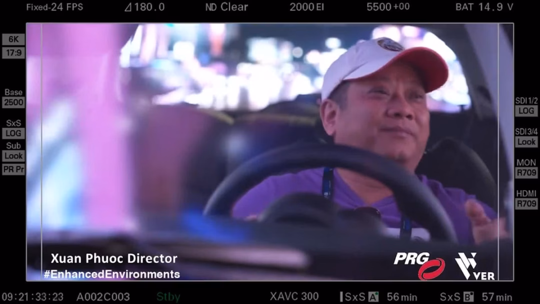 Video đạo diễn Xuân Phước trải nghiệm công nghệ làm phim hiện đại của Hollywood 