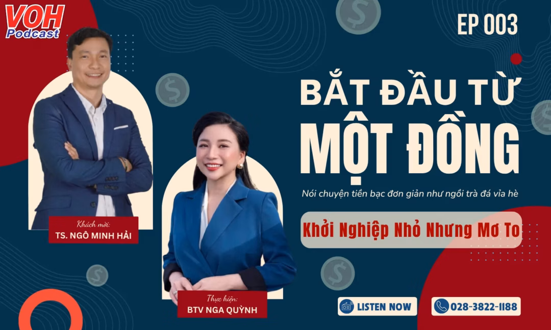 Khởi nghiệp từ một đồng: Mơ to với những bước đi nhỏ