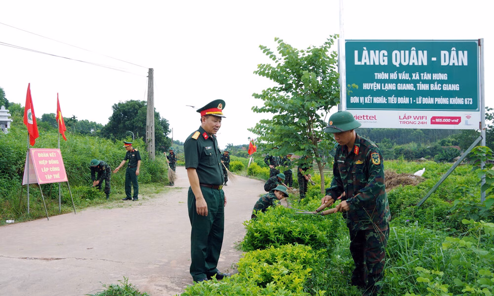 Quân đoàn 12 giúp dân phát triển kinh tế tại Bắc Ninh