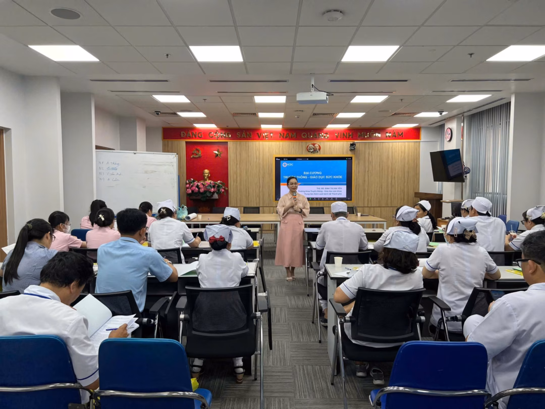 TP HCM: Đào tạo cập nhật kiến thức y khoa về truyền thông, giáo dục sức khỏe