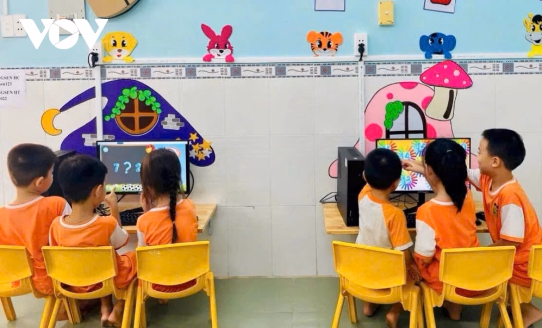 TP HCM: Trường mầm non ứng dụng AI vào giảng dạy