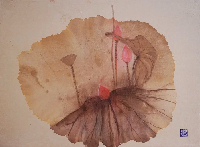 Triển lãm Shapes of Lotus – Liên Cảnh: Bản giao hưởng của cảm xúc và sắc màu hoa sen Tác phẩm triển lãm
