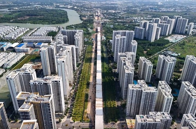 Vành đai 3 TP HCM sắp thông xe, mở ra không gian phát triển mới Cầu Bình Gởi trên tuyến Vành đai 3 đã hợp long cuối tháng 6.2025. Ảnh: Đình Trọng