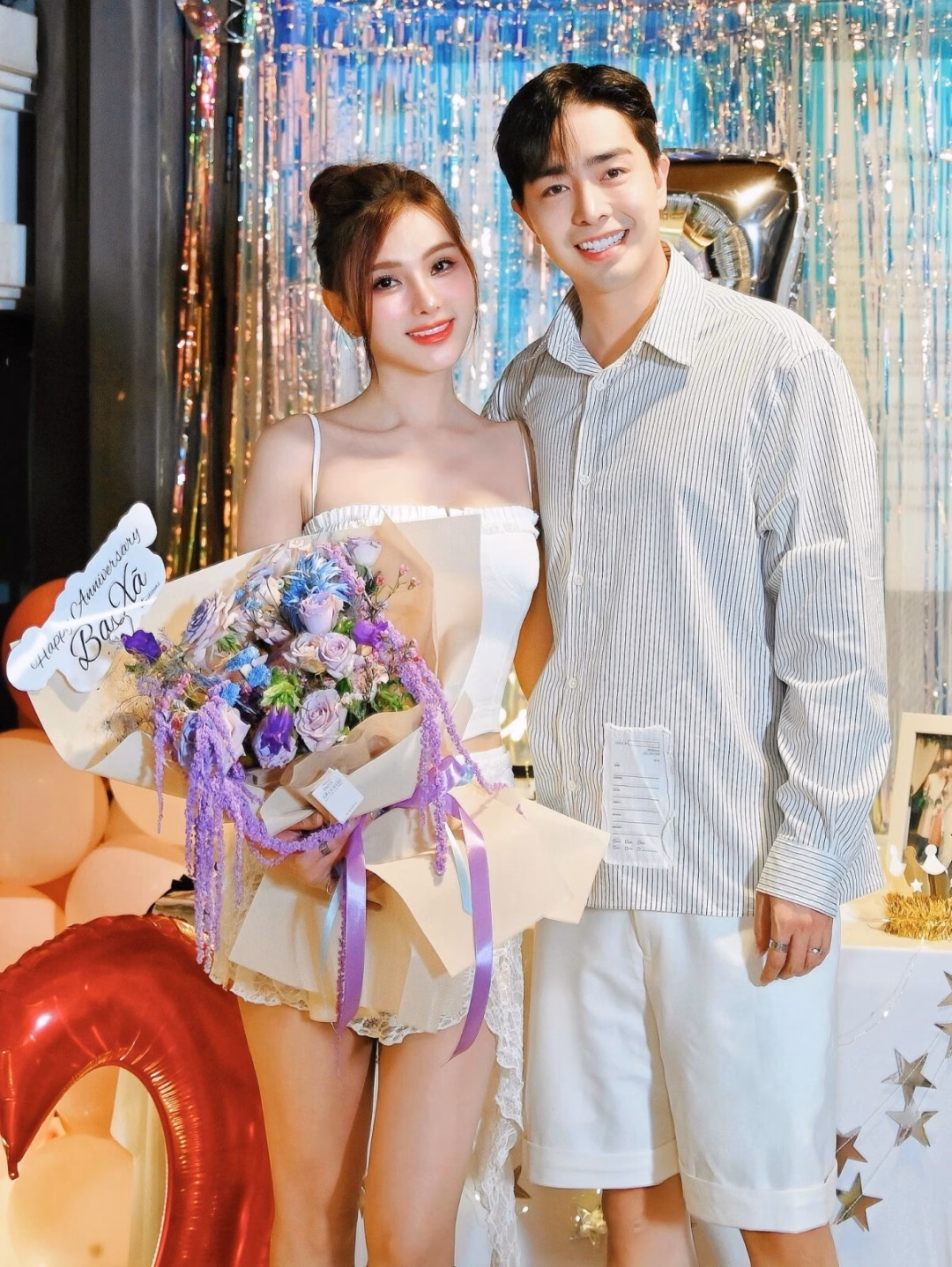 Ca sĩ Thu Thủy ngọt ngào bên chồng kém 10 tuổi sau 7 năm yêu nhau