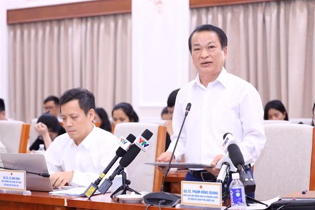GS.TS Phạm Hồng Quang, nguyên Chủ tịch Hội đồng Đại học Thái Nguyên