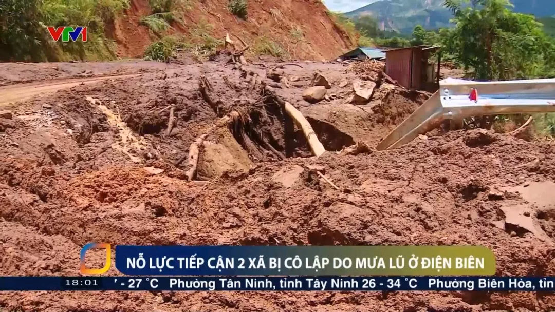 Mưa lũ gây cô lập nhiều xã tại Điện Biên, cứu trợ khẩn trương