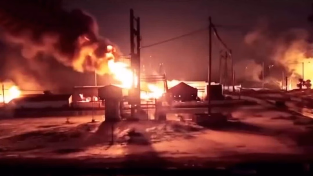 Nga: Trụ sở chứa nhiên liệu ở Sochi bị cháy sau cuộc tấn công bằng UAV