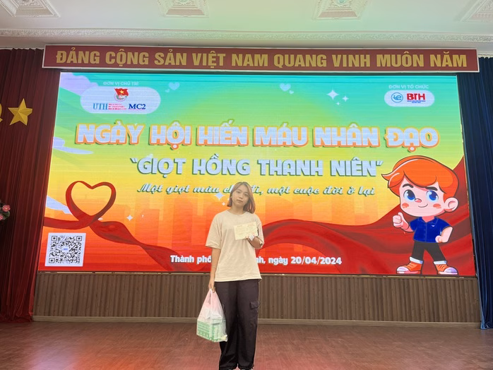 Kim Ánh tích cực tham gia các hoạt động có ý nghĩa vì cộng đồng