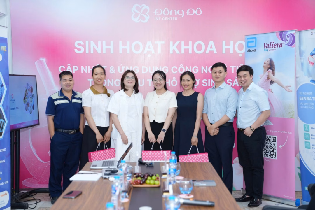 BSCKII. Tăng Đức Cương - Giám đốc chuyên môn Bệnh viện Đông Đô, Giám đốc Đông Đô IVF Center - Bệnh viện Đông Đô cùng những trao đổi tích cực về xét nghiệm Genratest của GENTIS.