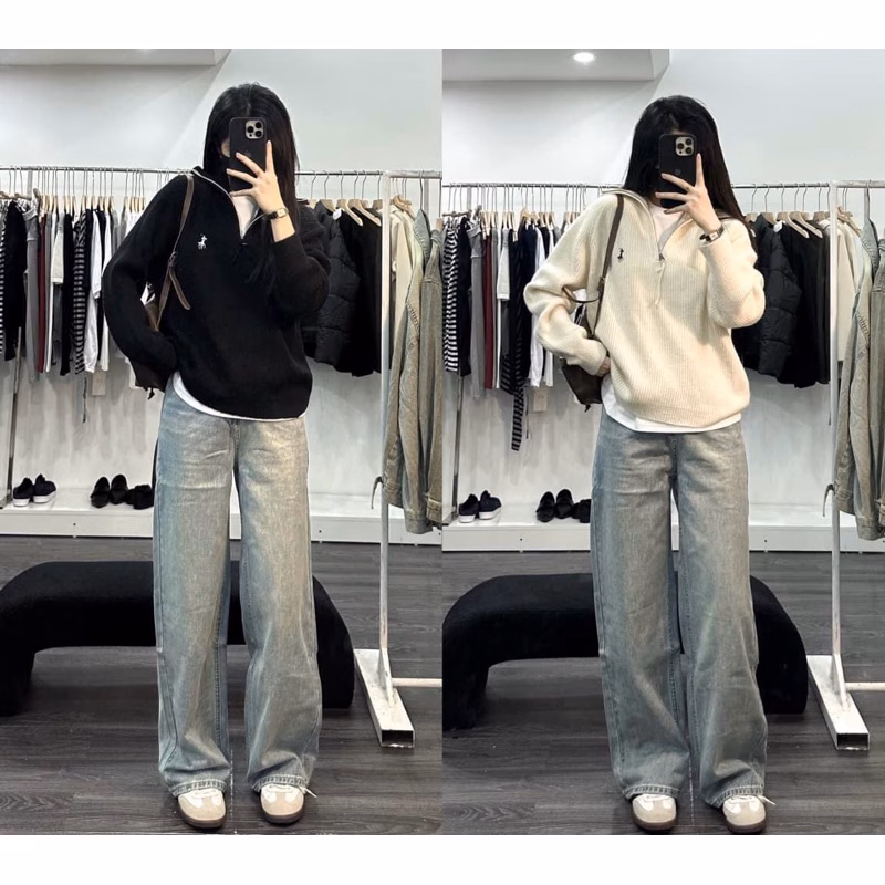 Mặc áo polo len thêu cho ngày đông lạnh: Lầm tưởng về chất liệu dày dặn mà bạn nên biết