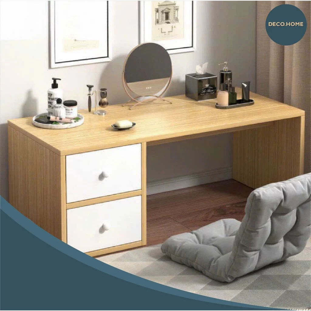 Lợi ích bất ngờ của bàn trang điểm ngồi bệt: Làm sao để không lãng phí không gian và tăng tính thẩm mỹ cho phòng ngủ?