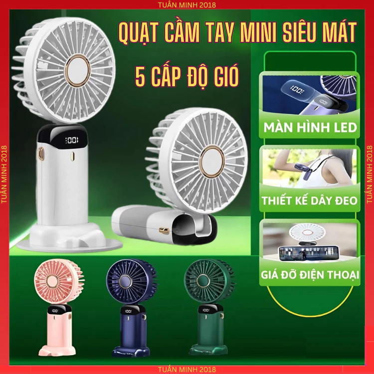 Làm sao để quạt mini cầm tay tích điện không bị nhanh hết pin khi sử dụng ngoài trời?