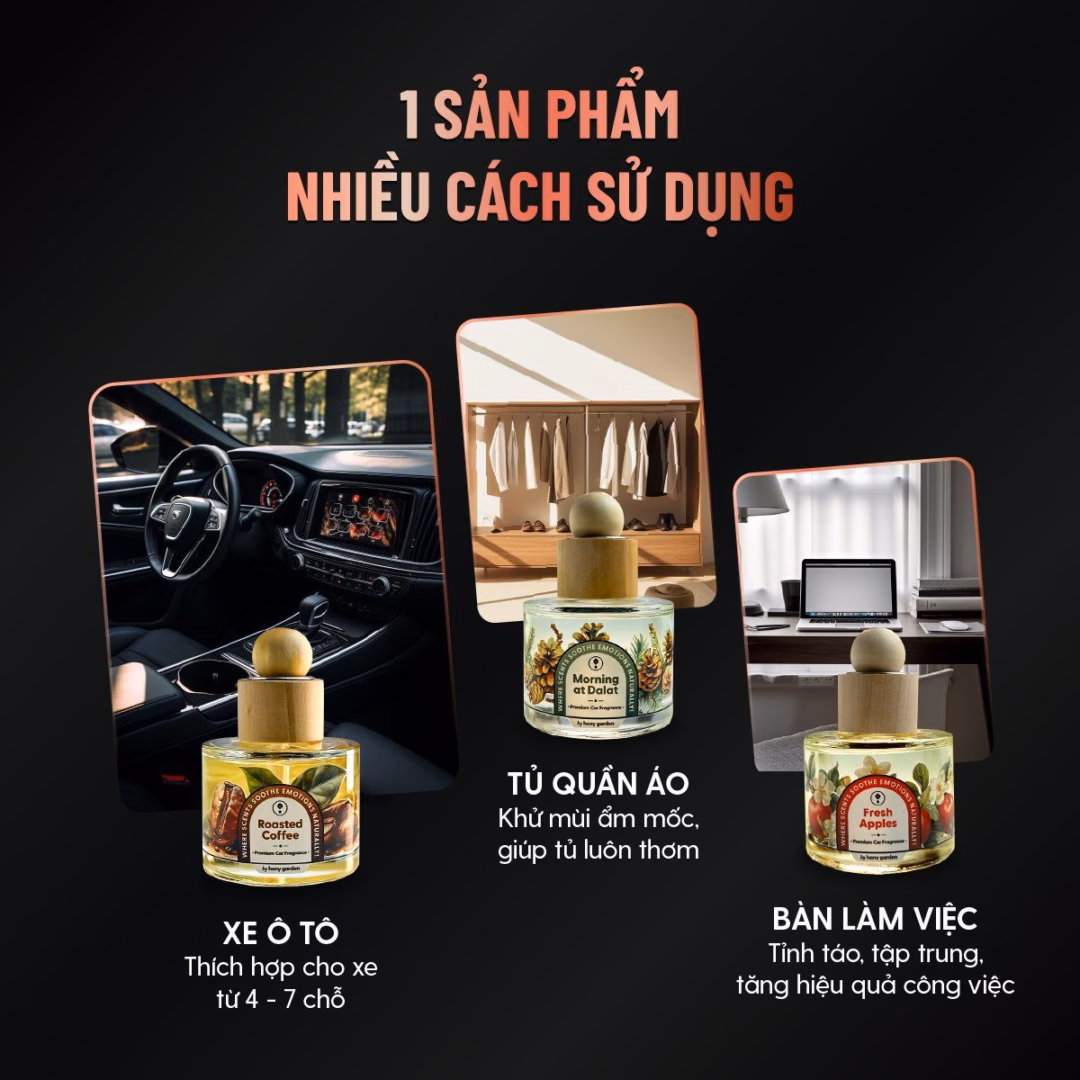 Làm thế nào để tinh dầu thơm ô tô không còn là mùi khó chịu mà là không gian thư giãn mỗi ngày?