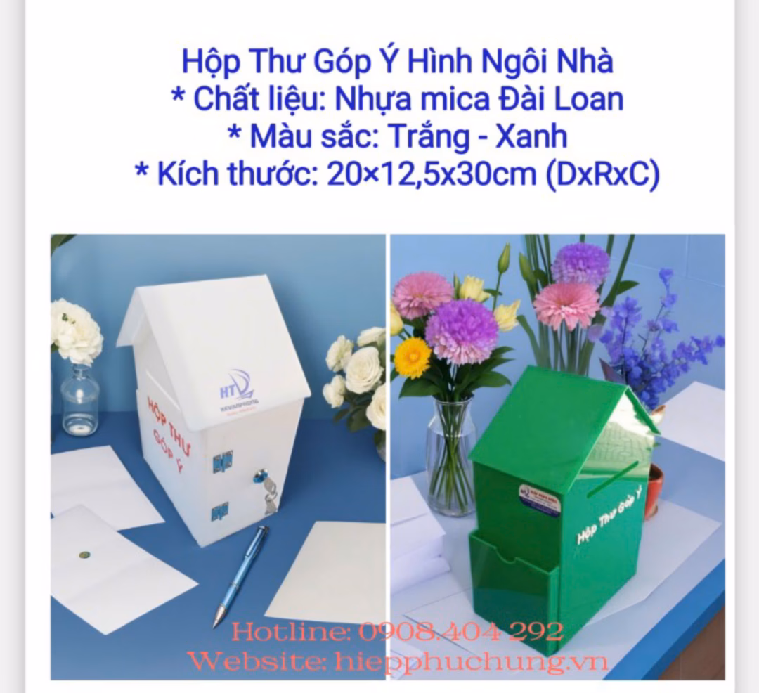 “Làm thế nào để hộp thư góp ý hình ngôi nhà trở thành điểm nhấn decor cho không gian sống của bạn?”