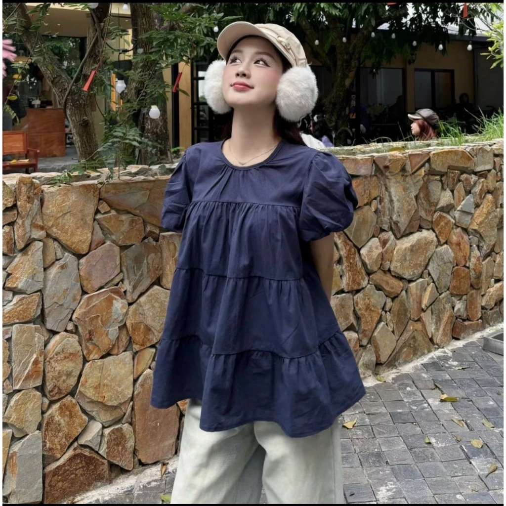 Mặc áo babydoll tay bồng sao cho không bị sến rện: bí kíp phối đồ cực xinh mà chị em nên biết