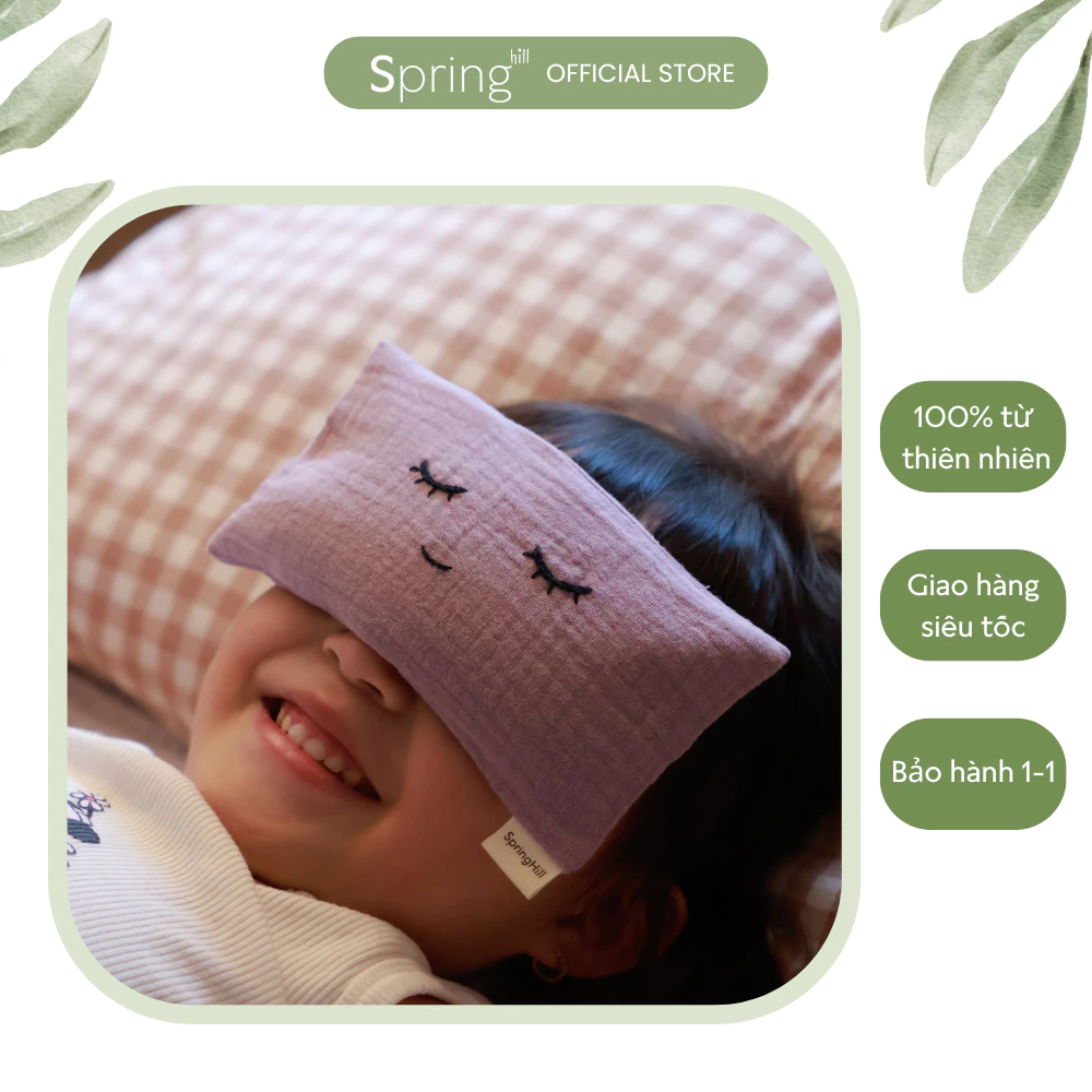 Gối chườm mắt Lavender cho bé: Mẹo nhỏ giúp con ngủ ngon mà mẹ nên biết