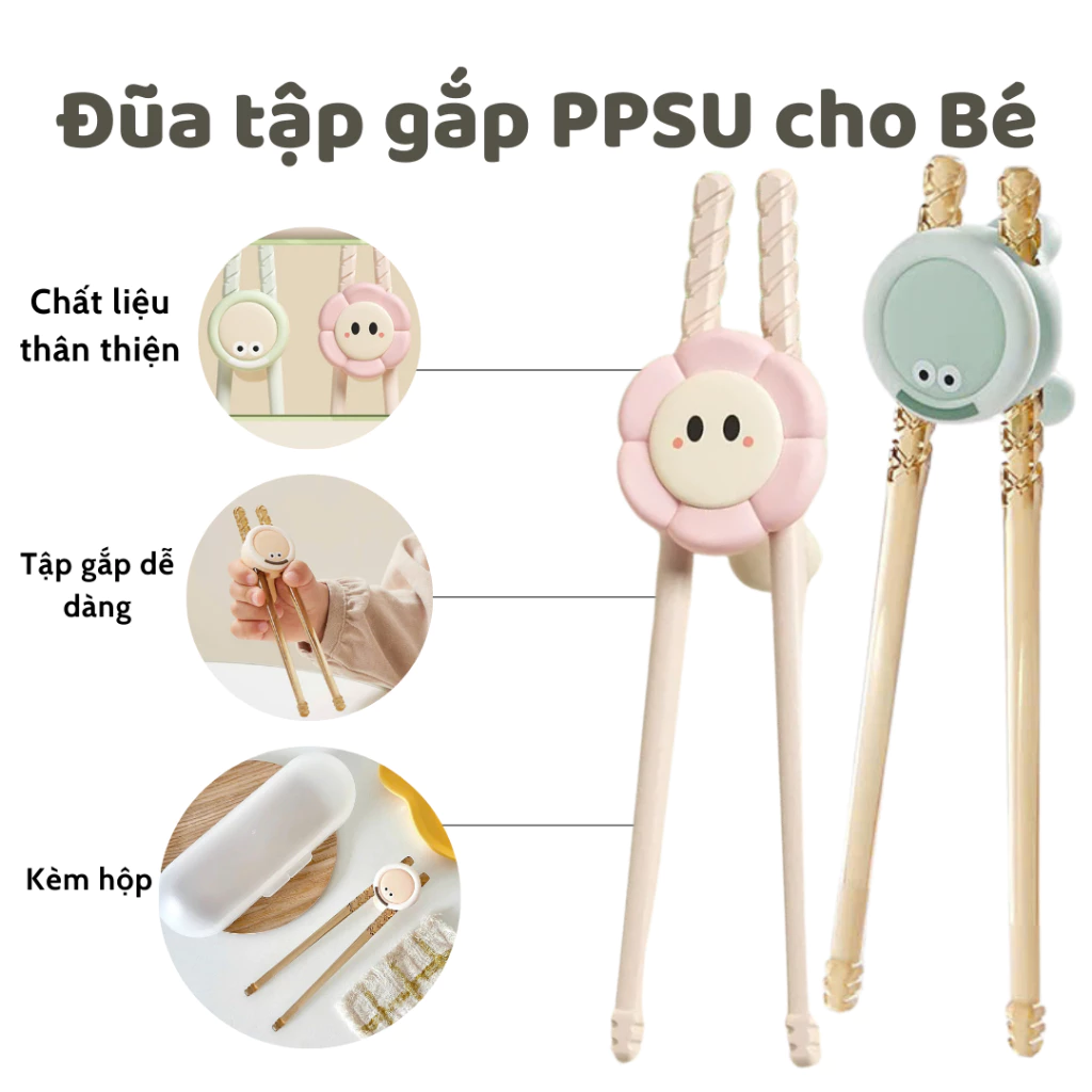 Làm thế nào để bé tập ăn độc lập mà không bị bừa bộn? Tôi đã dùng đũa tập gắp cho con và đây là những gì tôi học được