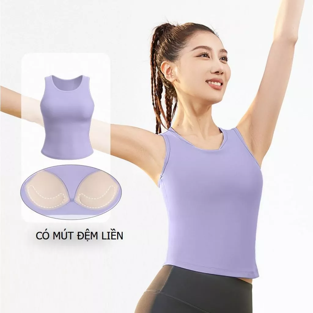 Mặc áo tập gym có mút đệm ngực có really tốt không