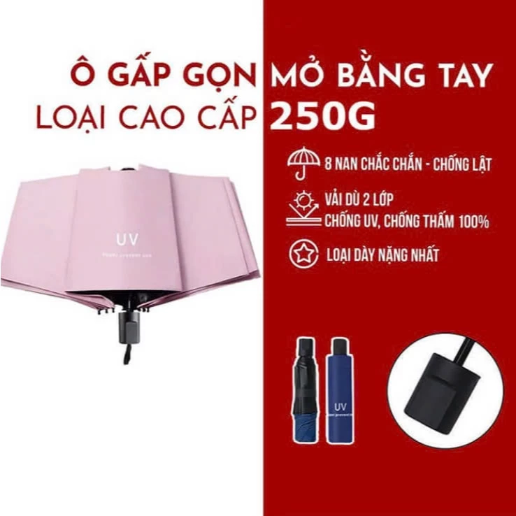 Vì Sao Ô Dù Gấp Gọn Chống Tia UV 3 Lớp Là Cứu Cánh Cho Mùa Hè Của Bạn?