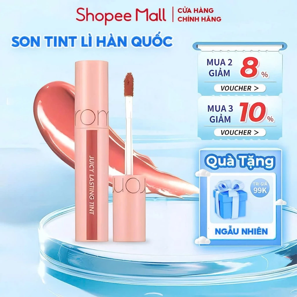 Son Tint Lì Cho Môi Căng Mọng: Tôi Đã Tìm Thấy Bí Quyết Cho Môi Đẹp Tự Nhiên Với Romand Juicy Lasting Tint