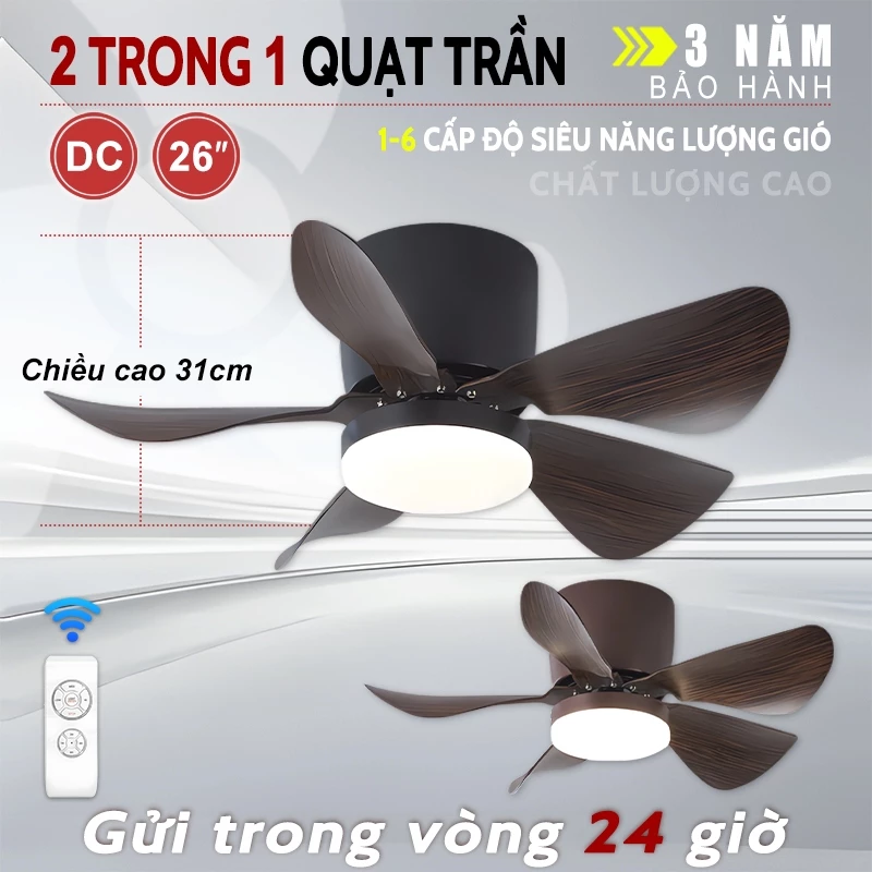 Lỗi thường gặp khi lắp quạt trần mini và cách chọn màu phù hợp cho phòng khách