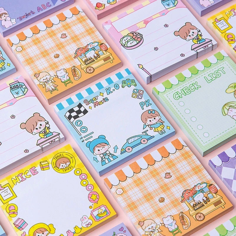 Tôi đã từng nghĩ giấy note chỉ là một thứ vô dụng, cho đến khi tôi sử dụng giấy note ghi chép Vuông cute PK018