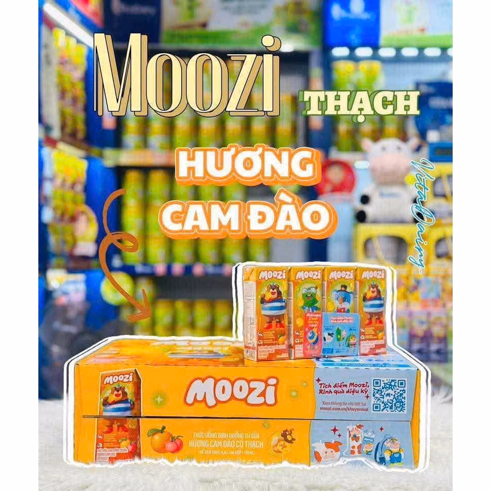 Tôi đã mua sữa thạch Moozi về cho con, nhưng sao nó lại không tan trong nước?