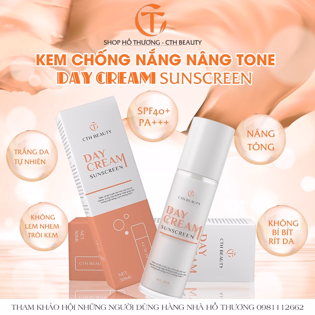 Tôi đã từng dùng kem chống nắng sai cách, đây là những gì tôi học được với Day Cream CTHBeauty