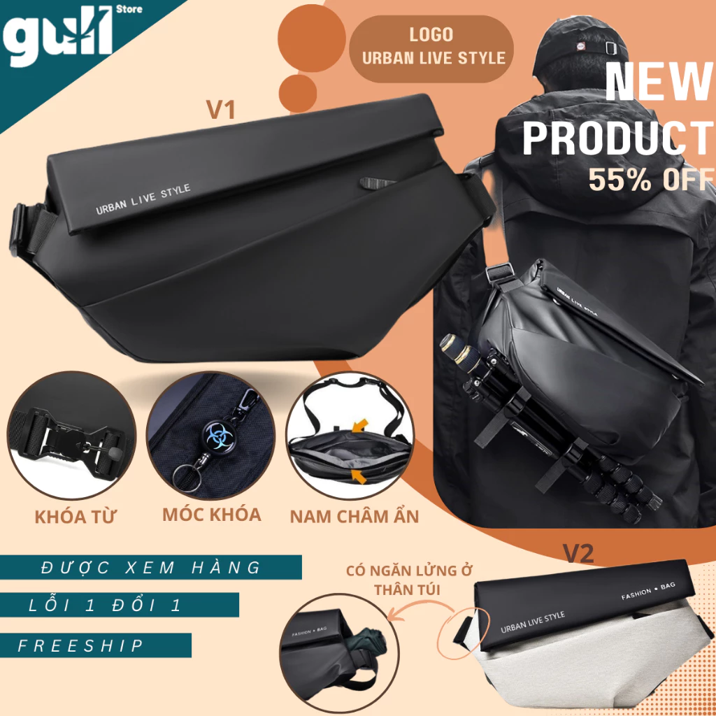 Làm thế nào để chọn túi đeo chéo nam phù hợp cho phong cách đường phố của bạn?