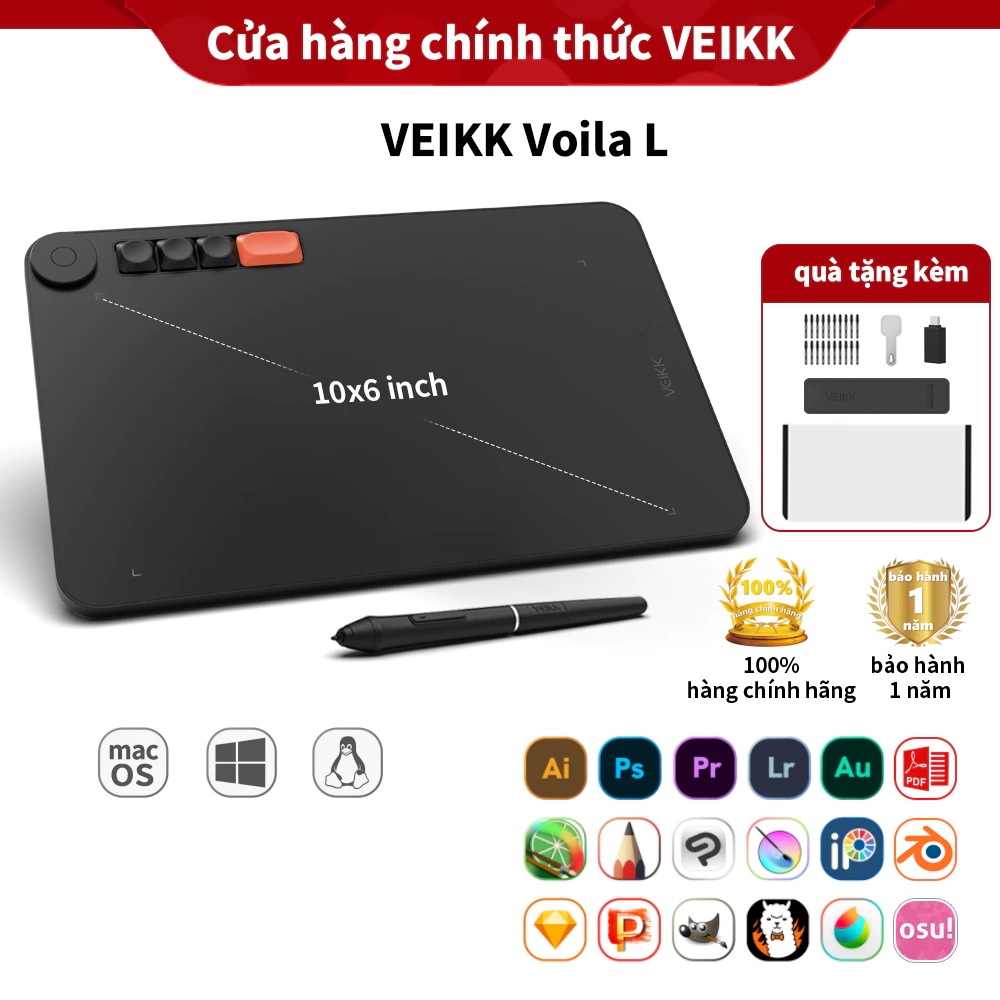 Mua bảng vẽ điện tử VEIKK Voila L có thực sự đáng giá cho nhu cầu vẽ kỹ thuật số của bạn?