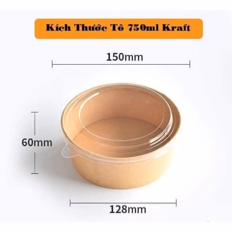 Tô Giấy Kraft Có Nắp – Lựa Chọn Hoàn Hảo Cho Mẹ Bỉm Bận Rộn, Secrect Để Dọn Dẹp Dễ Dàng