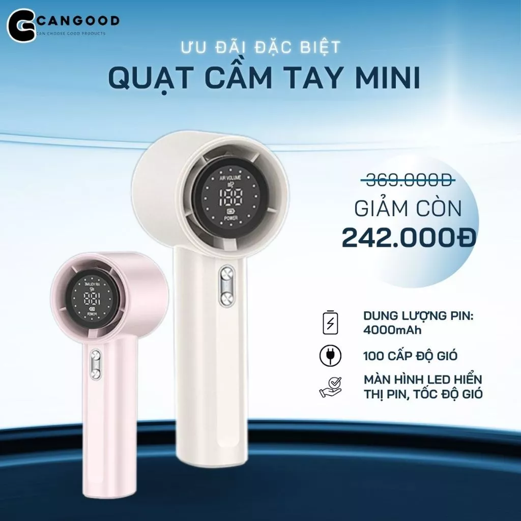 Làm thế nào để chọn quạt cầm tay mini phù hợp cho mùa hè mà không bị lãng phí tiền?