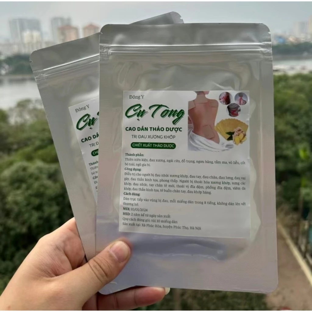 Cao dán cụ tòng có thực sự tốt cho người bị đau lưng, thoái hóa?