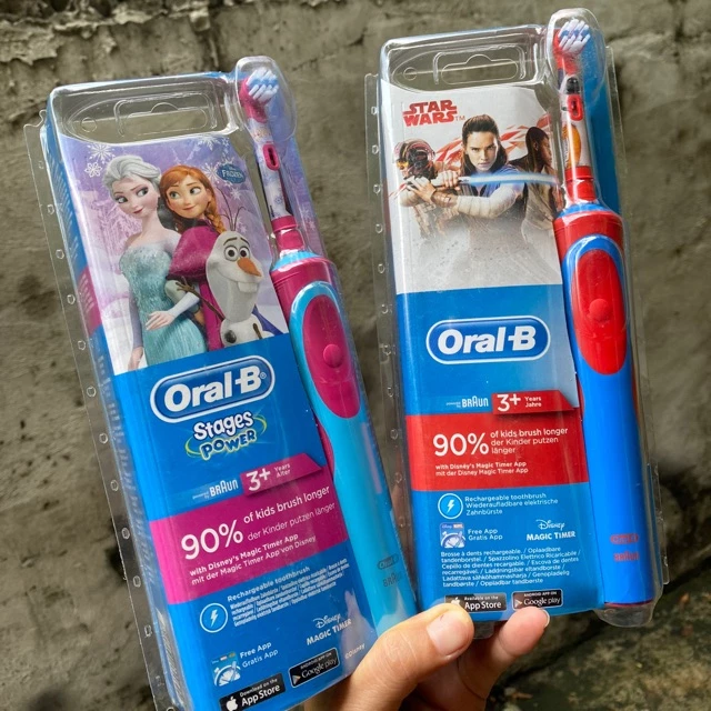 Bé Chăm Sóc Răng Miệng Như Thế Nào Với Bàn Chải Điện Oral B Cho Trẻ Em?