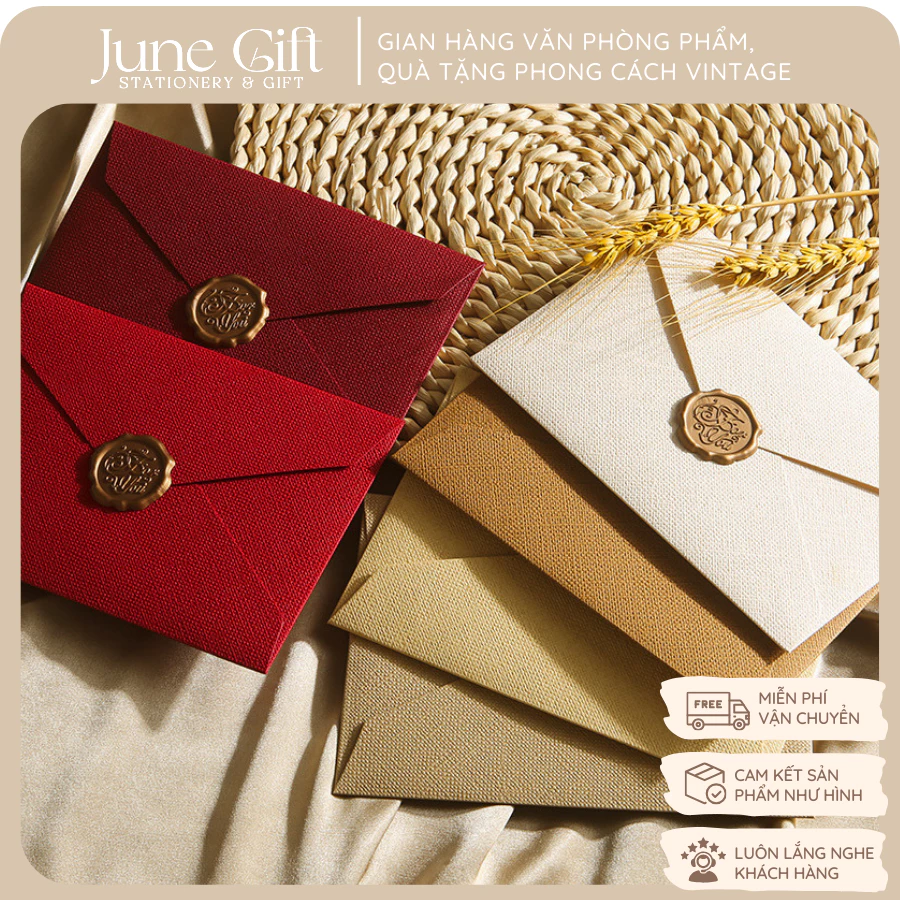 Lí do bạn nên chọn phong bì dày 250g vân vải để gửi thư tay thay vì thiệp điện tử thông thường