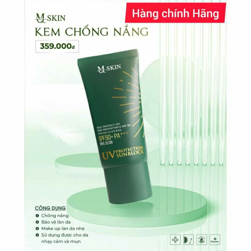 Vì Sao Kem Chống Nắng MQSKIN 50+ Là Lựa Chọn Thông Minh Cho Mùa Hè
