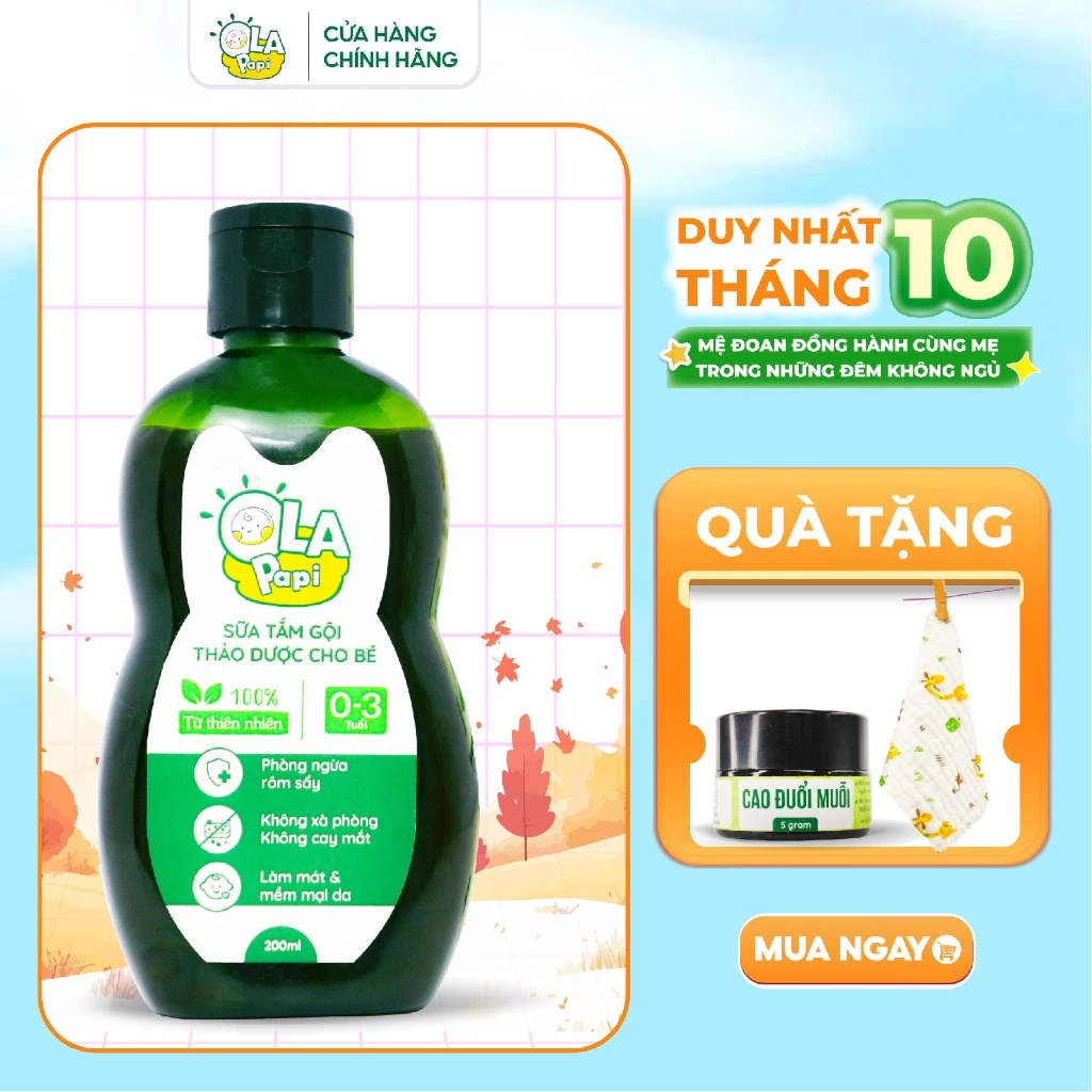 Sữa Tắm Gội Thảo Dược Cho Bé: Những Điều Phụ Huynh Không Nên Bỏ Qua Khi Điều Trị Rôm Sảy