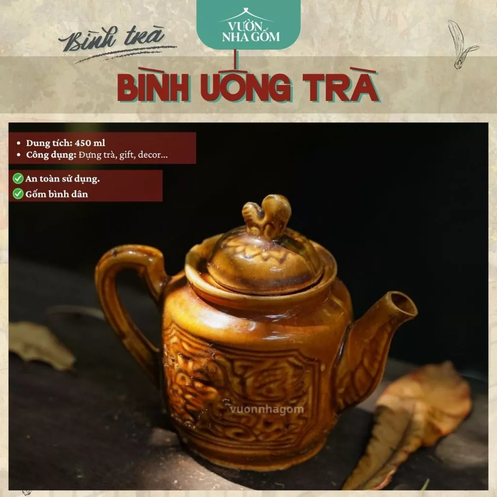 Tại sao bình gốm uống trà thủ công lại là lựa chọn hoàn hảo cho không gian bàn trà của bạn?