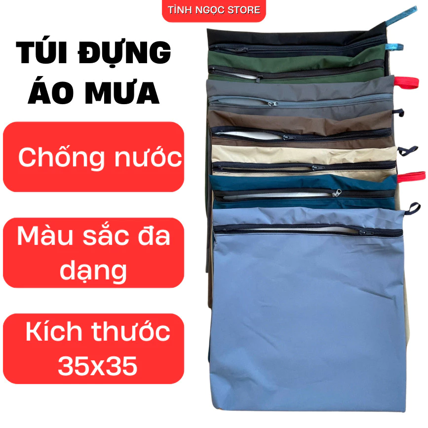 Làm sao để chọn túi đựng áo mưa vừa gọn gàng lại chống nước hiệu quả?