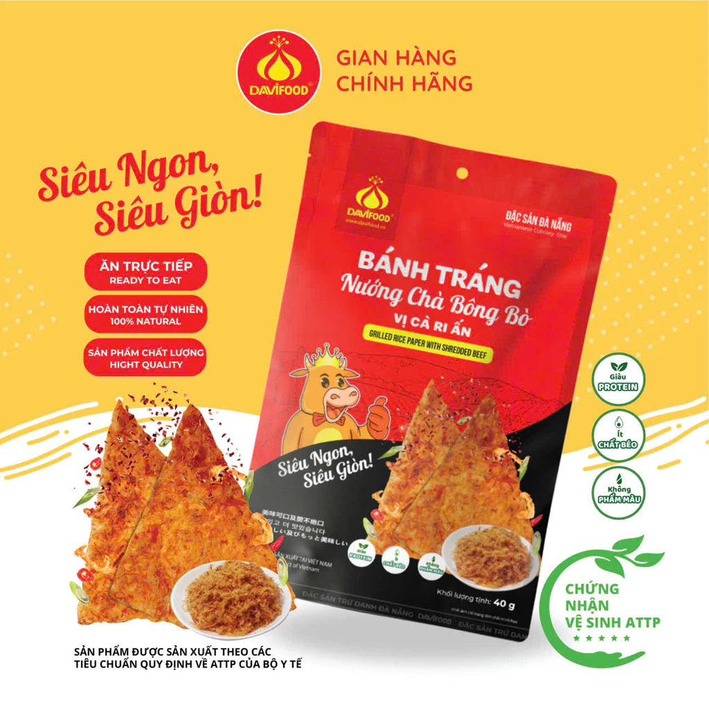 Làm sao để bánh tráng nướng chà bông bò không bị cứng khi pha chế, bí quyết từ người bán hàng tại Đà Nẵng