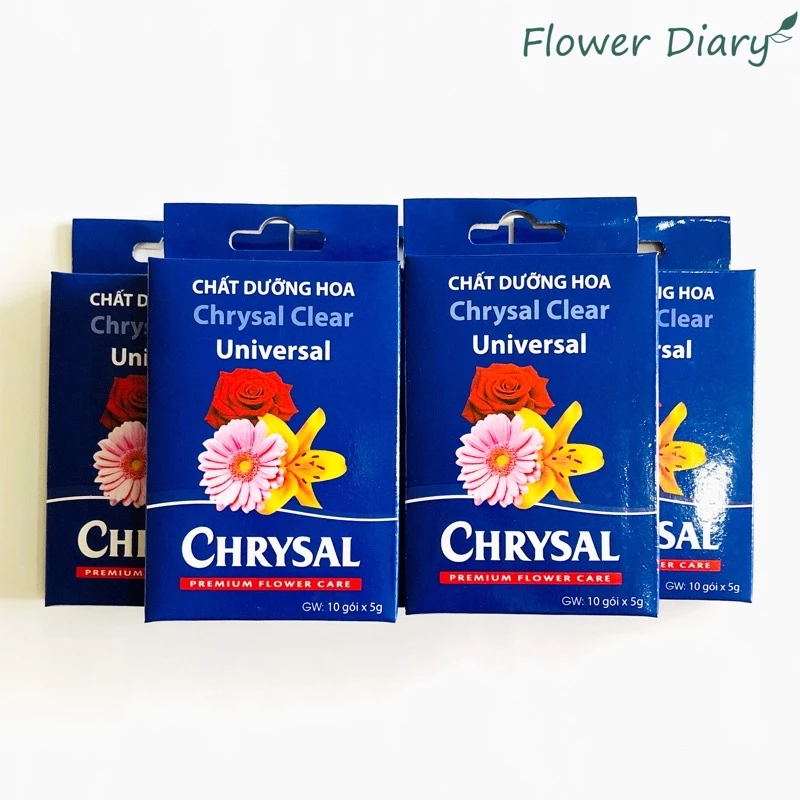 Làm thế nào để hoa tươi lâu hơn khi cắm? Mách bạn bí quyết sử dụng gói dưỡng hoa Chrysal hiệu quả