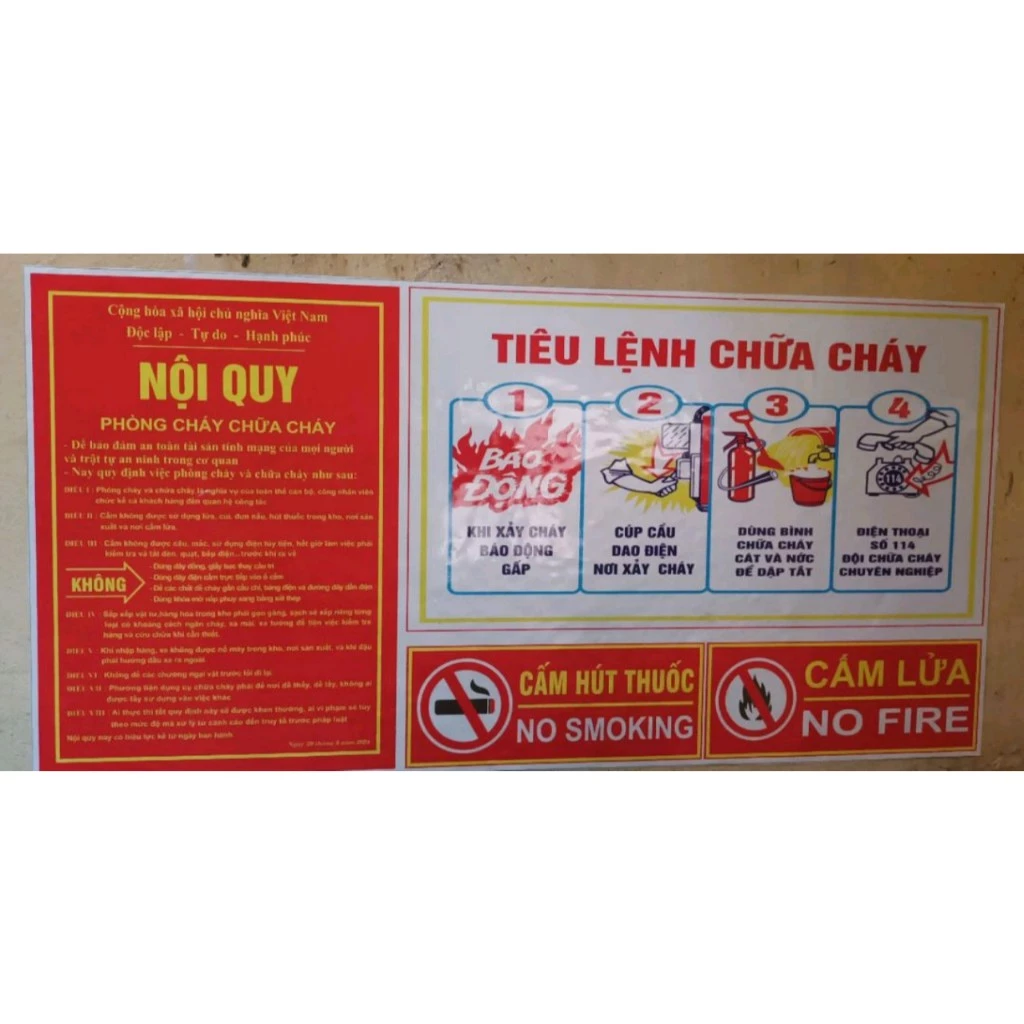 Làm thế nào để chọn tiêu lệnh phòng cháy chữa cháy phù hợp cho không gian của bạn?