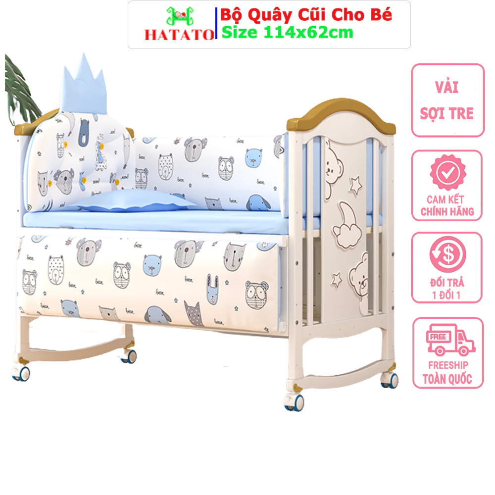 Làm thế nào để chọn quây cũi cho bé phù hợp với nôi cũi size 118x68cm mà không phải trả thêm tiền lắp đặt?