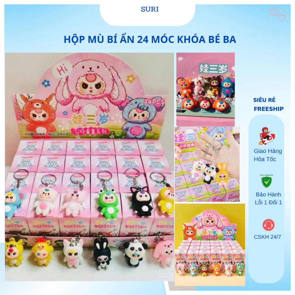 Móc khóa hộp mù Blindbox có thực sự đáng tiền hay chỉ là trò chơi may rủi?